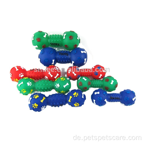 Plastik quietschende Karottenhund -Hund -Kau -Spielzeug -Set